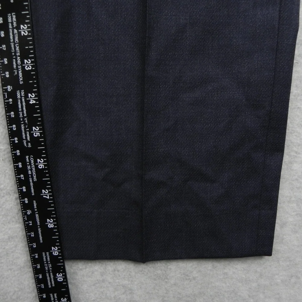 Banana Republic Pants Mens 36x30 Modern Slim Fit Wool Dress Suit Flat Front Blue